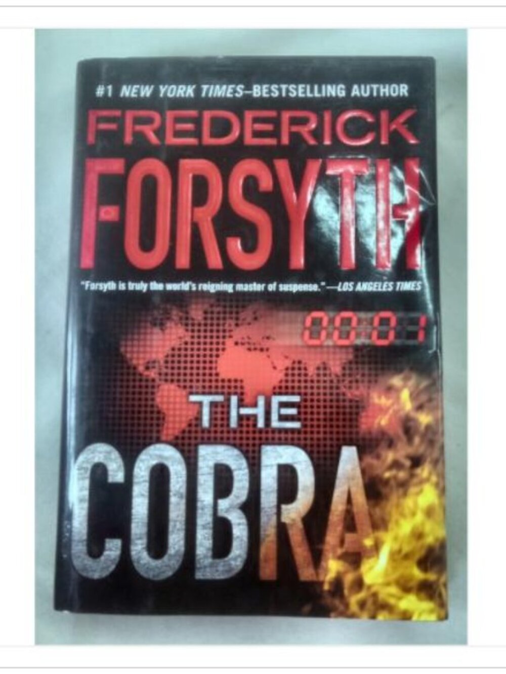 The Cobra Frederick Forsyth 2010 First Edition Hardcover Book Vintage Novel